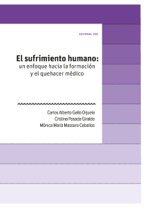 El sufrimiento humano: un enfoque hacia la formación y el quehacer médico